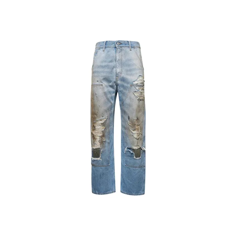 MM6 Maison Margiela Distressed Jeans-0