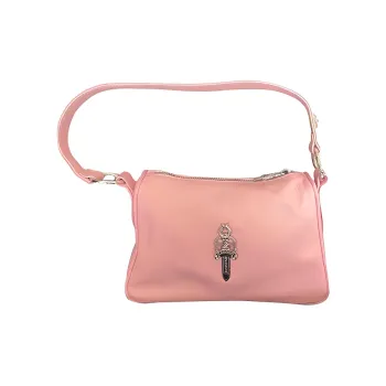 Chrome Hearts Leather Chicken Block Bag Shoulder Bag Handbag Shoulder Bag Women's Pink