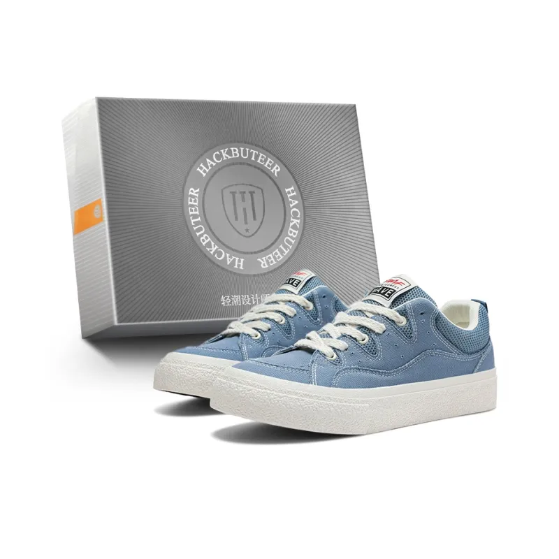 HACKBUTEER Low Top Skateboard Shoes Men's Box Included-5