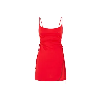The Attico Adjustable side Straps Mini Dress