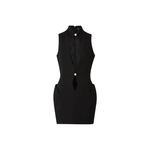 Mugler Cut out Mini Dress
