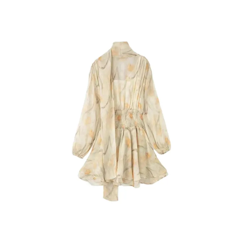 ABCMININ Long Sleeved Dress Women's-1