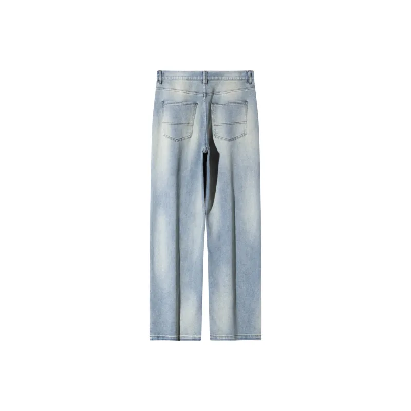 SANBAI STUDIO Jeans Unisex Washed Blue-1