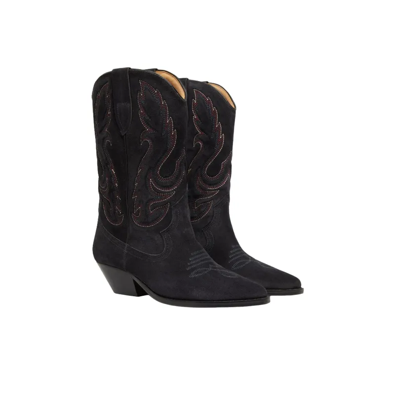 ISABEL MARANT Duerto Ankle Boots Women's Black-2