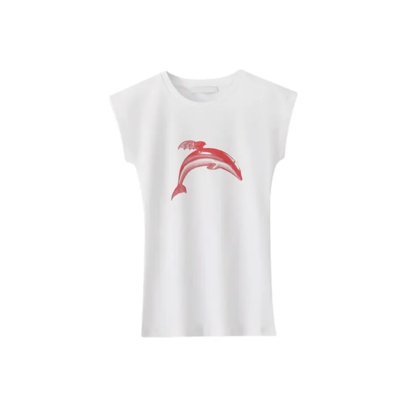 YGPRW T Shirts Women's White-0