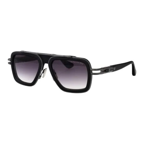 DITA Acetate Irregular Shape Sunglasses Women's Black