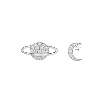 SHINE S925 Silver Stud Earrings Women's