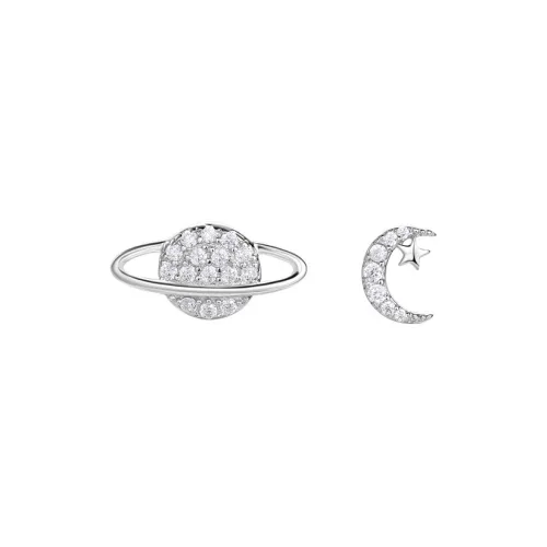 SHINE S925 Silver Stud Earrings Women's