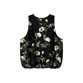 SHUXI Shirts Women's Ethereal Ruins Bloom Green