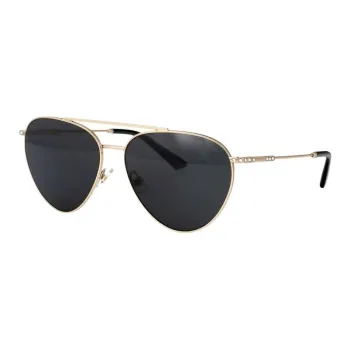 Jimmy Choo Steel Aviator Sunglasses Women's Gold