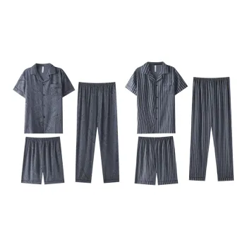 Cotton Gene Pajama Set Men's Combo Set