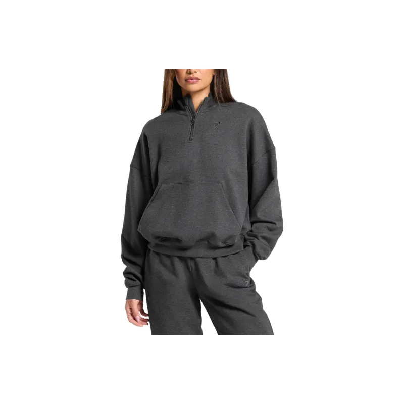 GYMSHARK Sweatshirt Women's Black-0