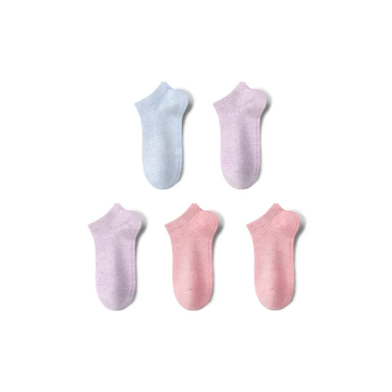 Runwei No Show Socks Women's 5 Pack-10