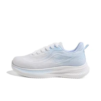 HUANQIU Running Shoes Women's Low Top White Blue