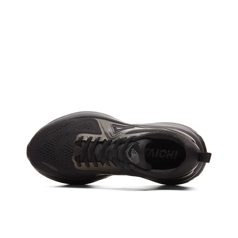 PEAK Cushioning, Slip Resistant, Rebound Low Top Running Shoes Men's All Black-3