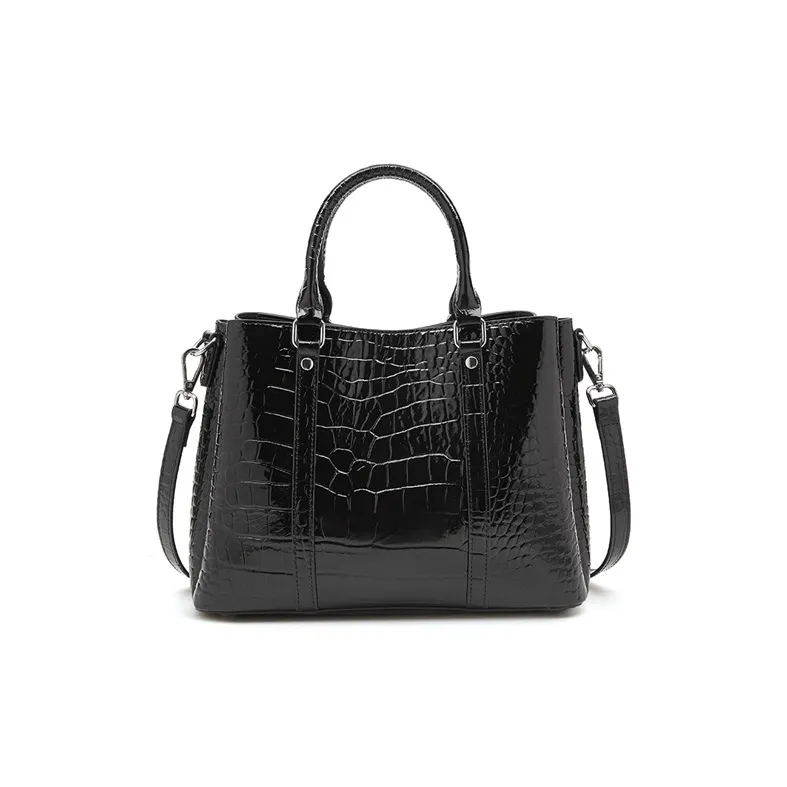 Old Man's Head Top Grain Cow Leather One Shoulder Handbag Women's Multicolor-4