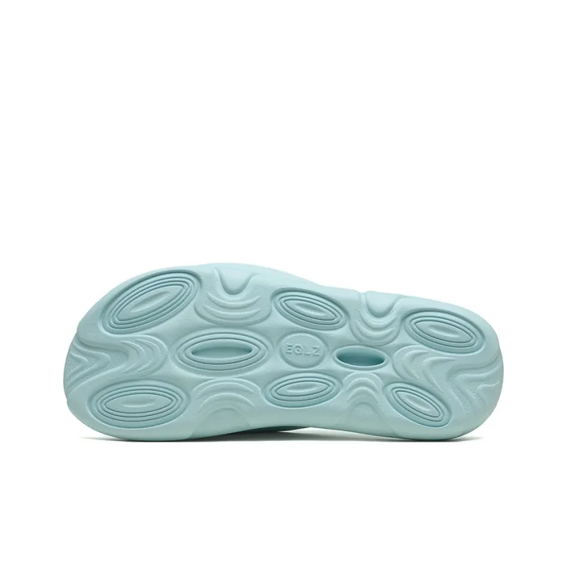 EQLZ EQUALIZER Oasis Slip Resistant Abrasion Resistant Slide Slippers Unisex Glacier Blue-6