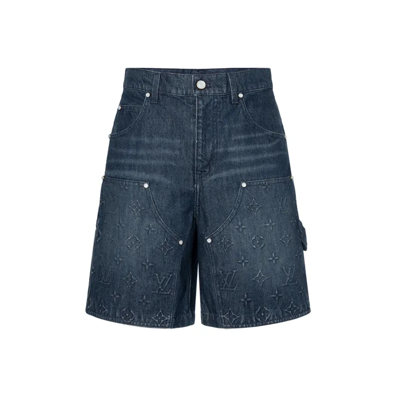 LOUIS VUITTON Denim Workwear Shorts-0