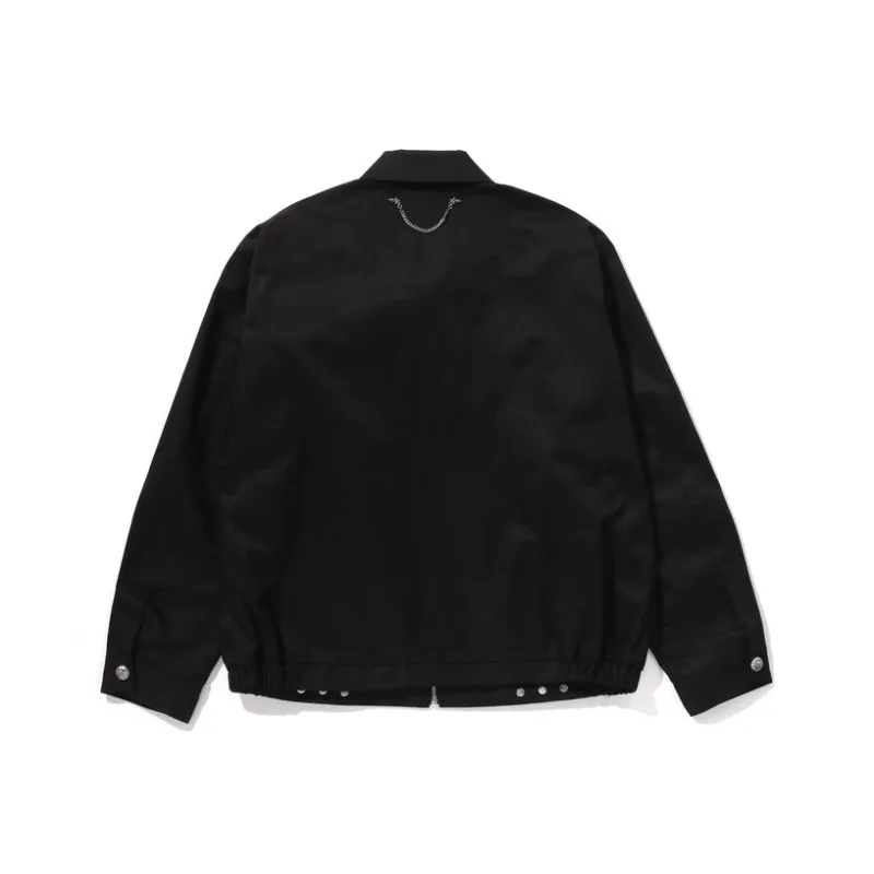 BAPE BLACK Ornament Airpod Harrington Jacket-3