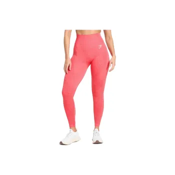 GYMSHARK Yoga Pants Women's Coral Red Mudstone