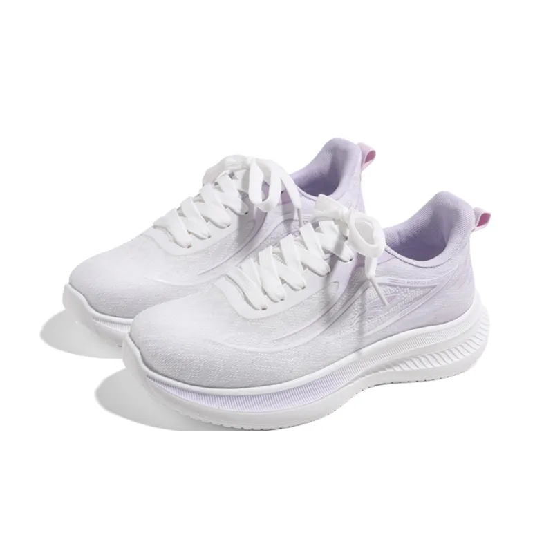 HUANQIU Running Shoes Women's Low Top White Blue-12
