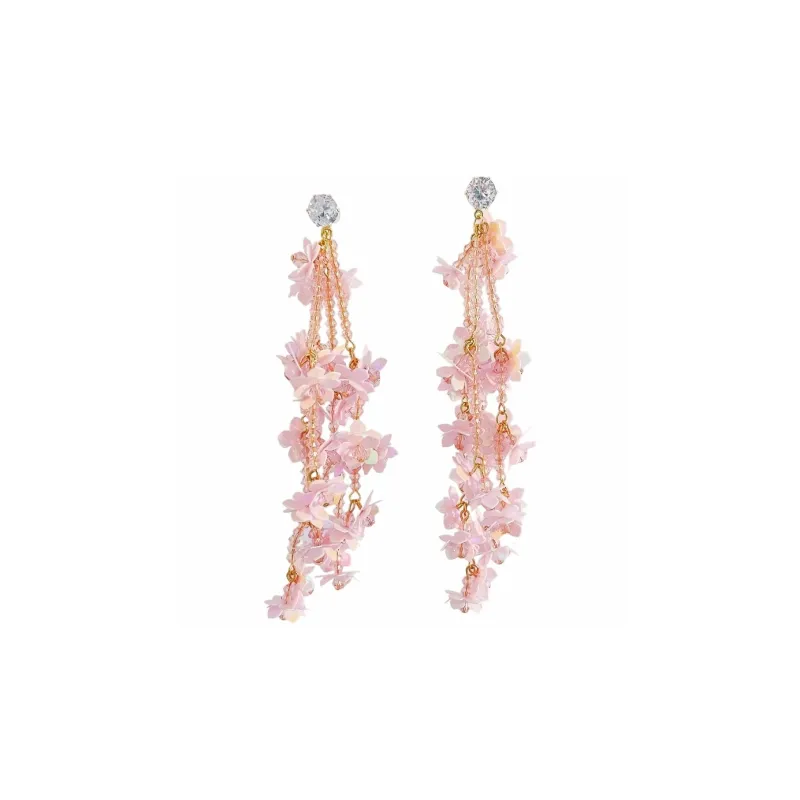 Drejew Zircon Niche Exaggerated Hoop Earrings Women's-0