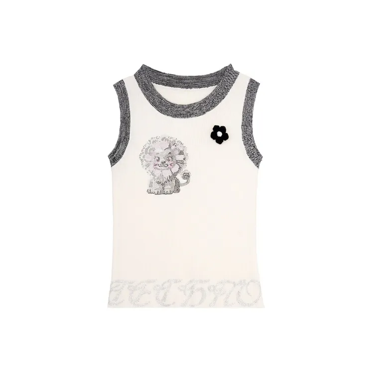 TCH Tank Tops Women's White-0