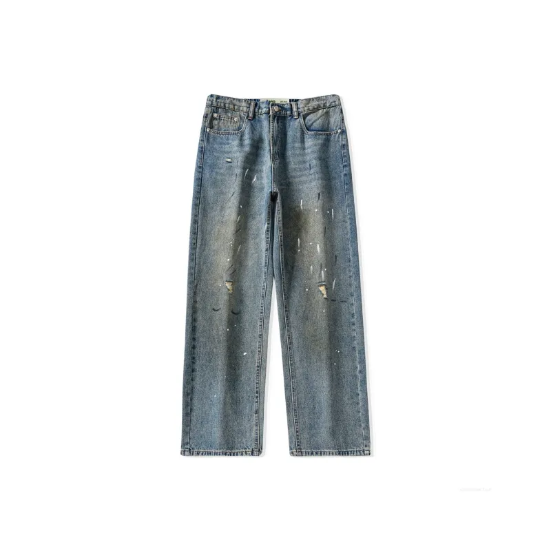 Jeep Fashion Sports Collection Jeans Unisex Vintage Blue-0