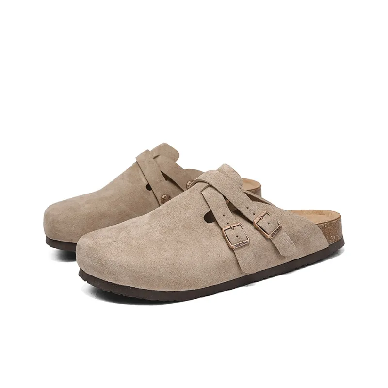 Colorful Creations Cork Sole Quiet, Odor Resistant, Slip Resistant Closed Toe Slippers Unisex Box-8