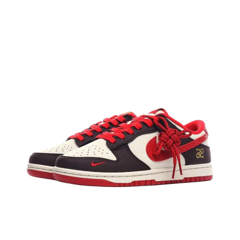 Nike Dunk SB Low Top Skateboard Shoes Unisex Red-2