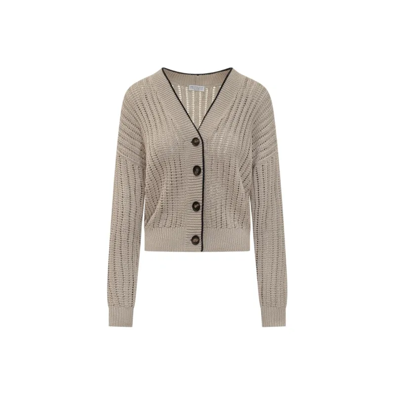 Brunello Cucinelli Knitwear Women's Khaki-0