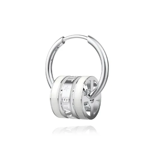 RAWNESS Titanium Steel Stud Earrings Men's-0