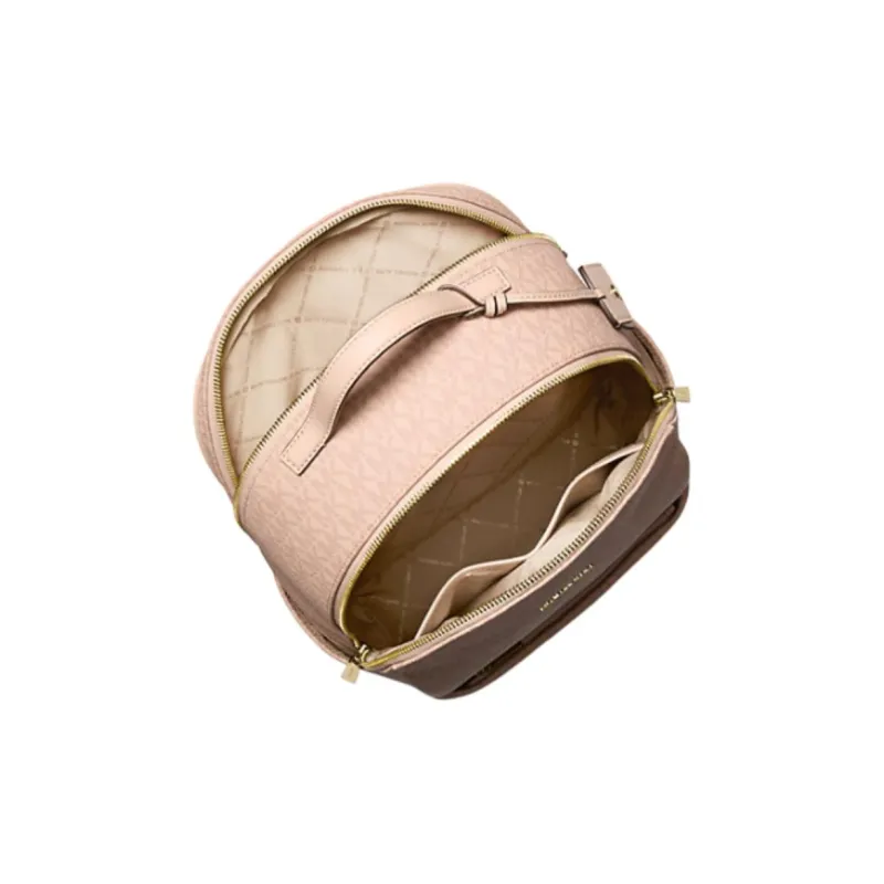 MICHAEL KORS Coated Canvas Backpack Tubas Women's Pink-1