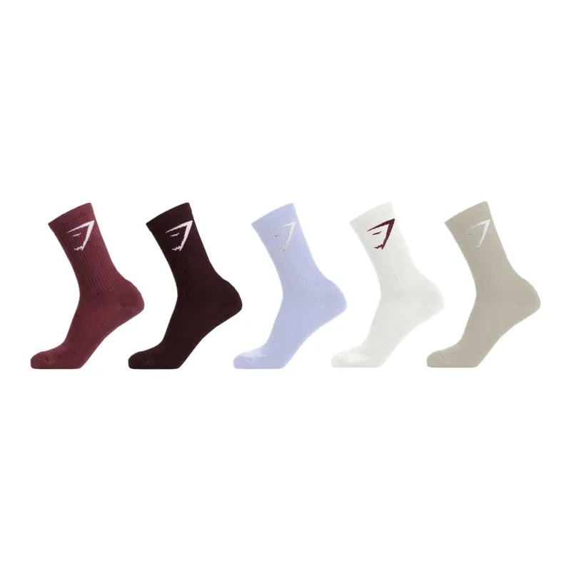GYMSHARK Mid Calf Socks Unisex 5 Pack-0