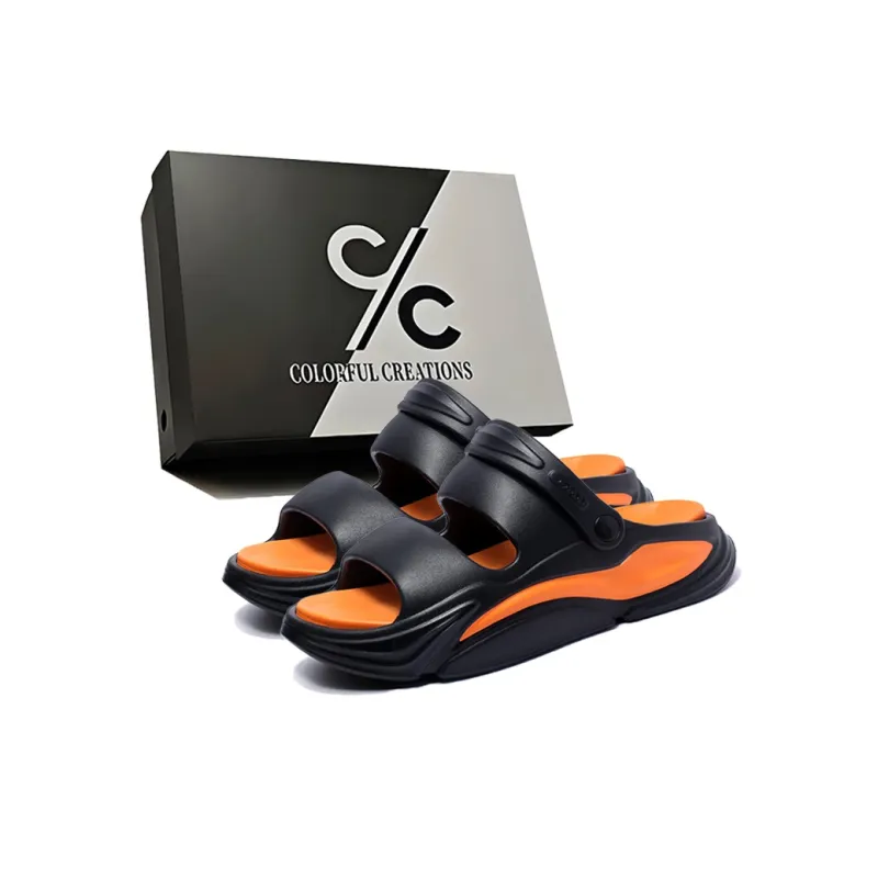 Colorful Creations Beach Sandals Men's Box-0