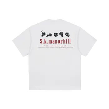 S.k. Manor Hill Short Sleeved T Shirts Unisex