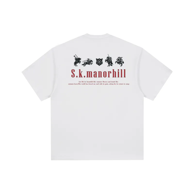 S.k. Manor Hill Short Sleeved T Shirts Unisex-0