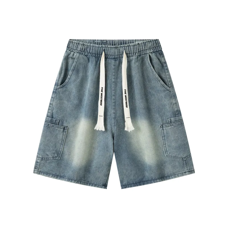 Journey To The West Denim Shorts Unisex-5