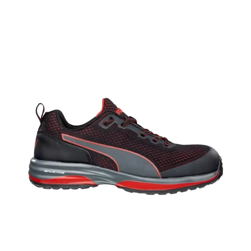 PUMA Safety Speed Low Electrical Hazard Black Red-1