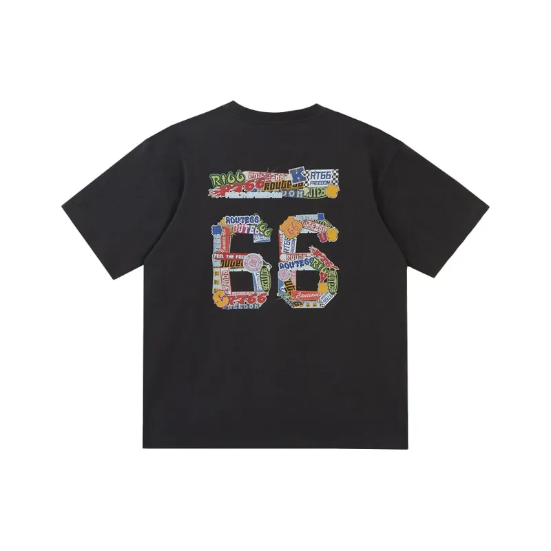 66/ROUTE 66 T Shirts Unisex-0