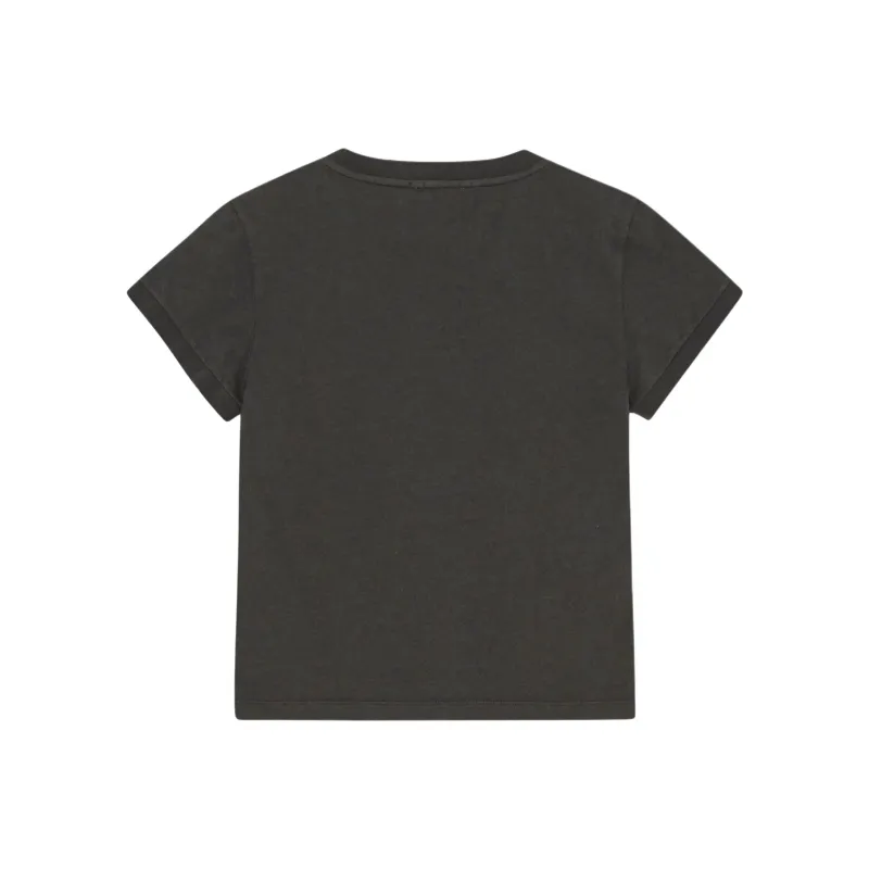 GANNI Logo print T shirt-1