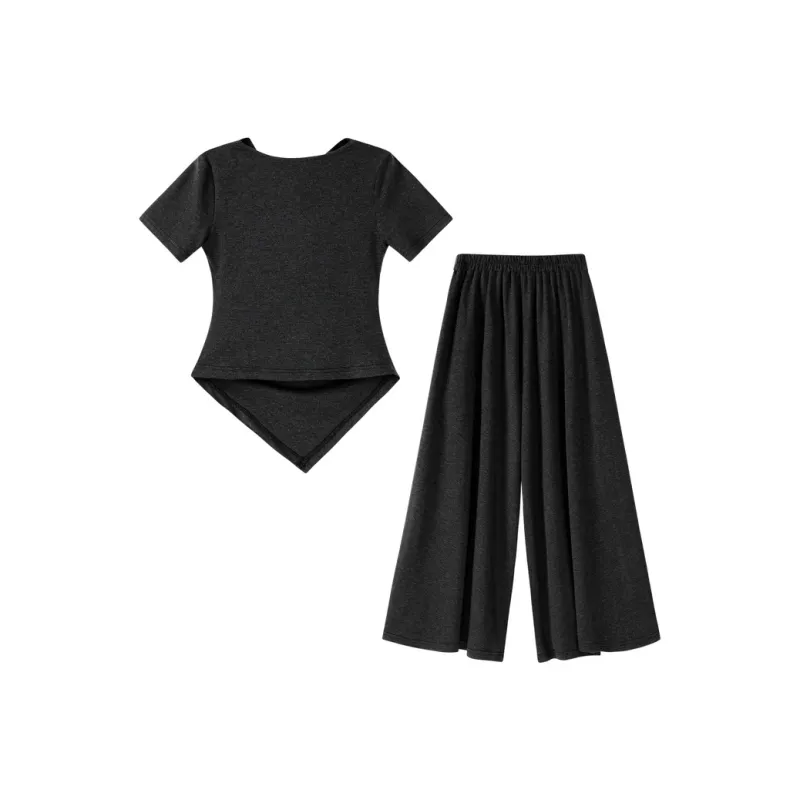 FAIRWHALE Casual Suits Women's Dark Gray-1