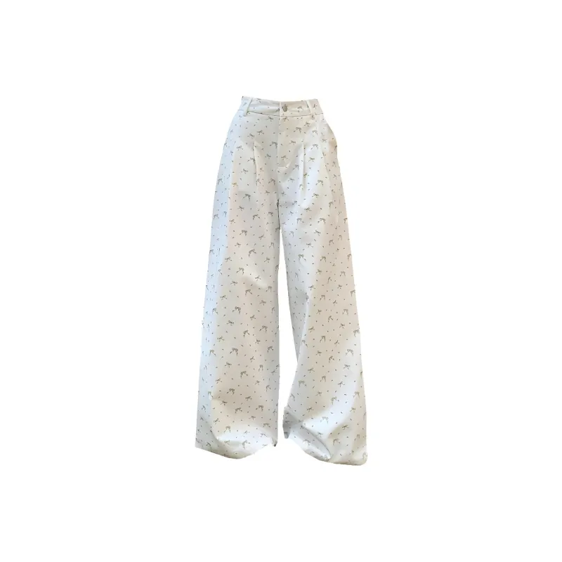 DOSOHEB Casual Pants Women's White-0