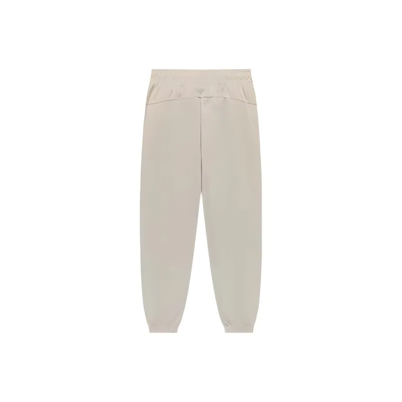 PEAK Fashion Collection Knitted Sweatpants Women's White Light Khaki-1