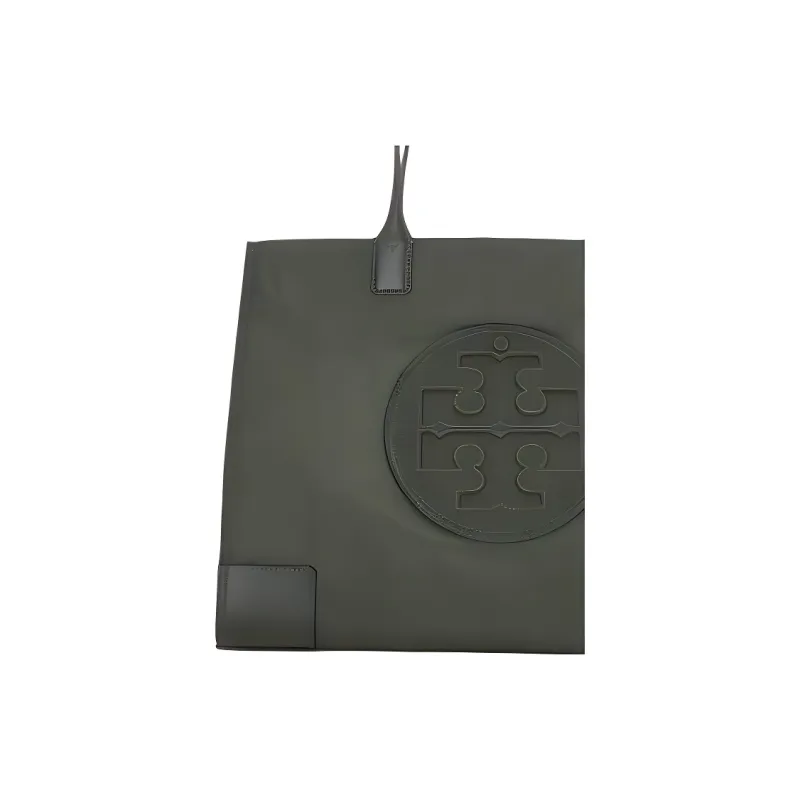 TORY BURCH Ella Fabric Artificial Leather Tote Bag Shopping Bag Handbag Women's Basil Green-3