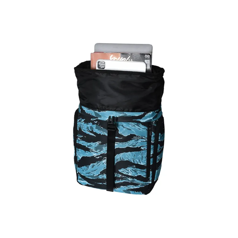 COEXISTENCE Polyester Backpack Men's Blue Black-3