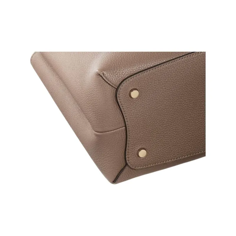 CARTIER Panthère De Cartier Grain Calfskin One Shoulder Handbag Medium Size Women's Clay-3