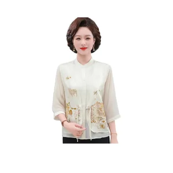 PIERRE CARDIN Chiffon Shirt Women's