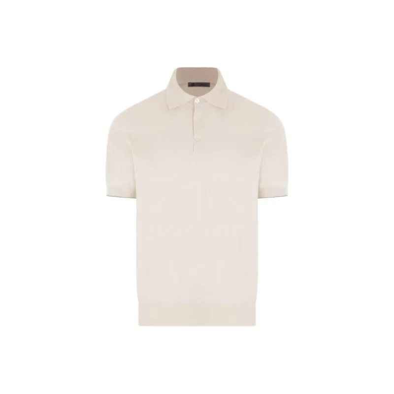 Brunello Cucinelli Polo Shirt Men's Ivory-0