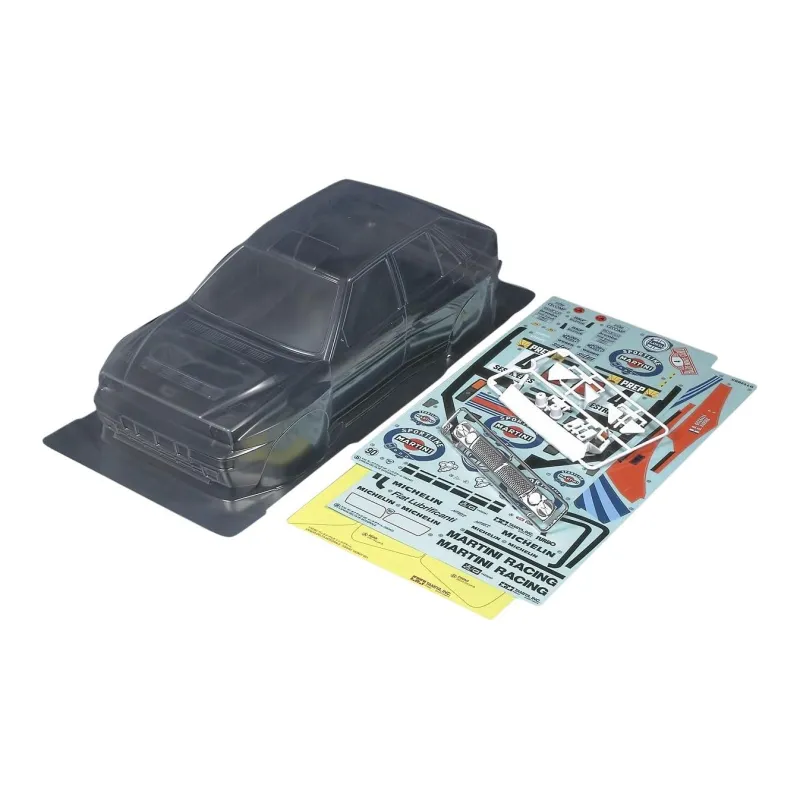 Tamiya 51401 Lancia Car Shell Delta Integrale Tension Electrical Room, Transparent Car Bodies Set Model Accessories-0